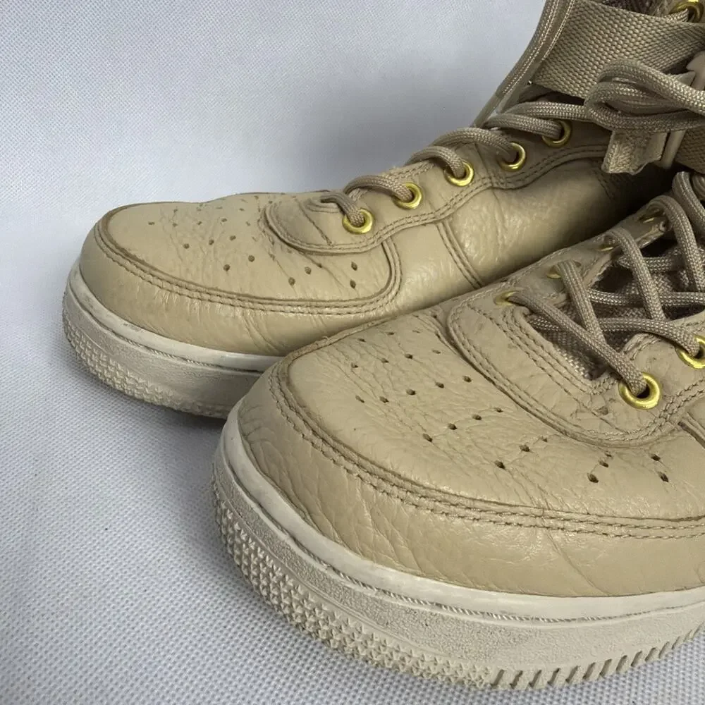 Nike SF Air Force 1 Mid Mushroom Sneakers 917753-200 Men’s Size 9